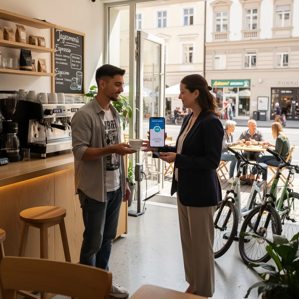 Diagramm zur Energieverwaltung und Lastenausgleich in einem Smart Grid